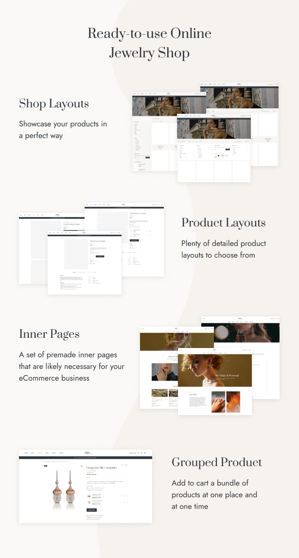 Aro – Jewelry Store WordPress Theme