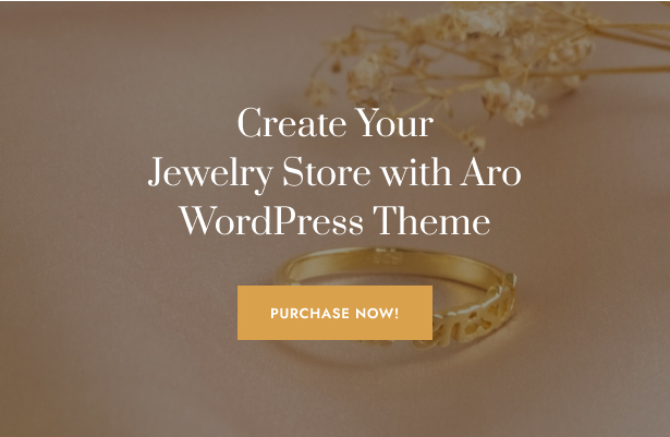 Aro – Jewelry Store WordPress Theme