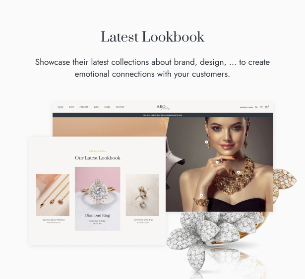 Aro Jewelry Store WordPress Theme Lookbook