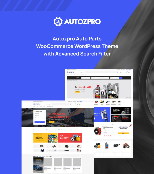Autozpro Auto Parts WooCommerce WordPress Theme