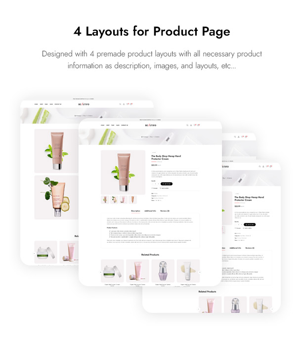 Beautifo – Beauty Cosmetics Shop WooCommerce WordPress Theme