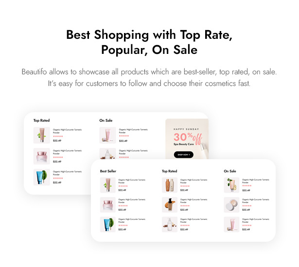 Beautifo Cosmetics WordPress Theme - Best Shopping with Top Rate, Popular, On Sale