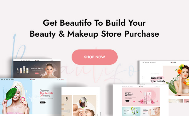 Beautifo – Beauty Cosmetics Shop WooCommerce WordPress Theme