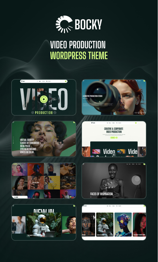 Bocky - Video Production WordPress Theme