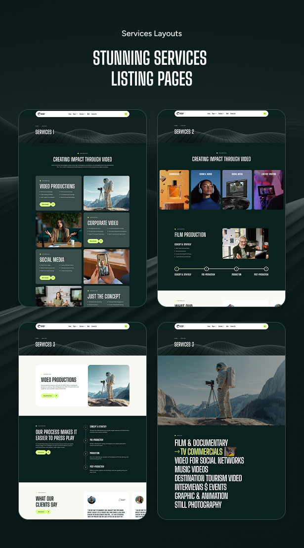 Bocky - Video Production WordPress Theme