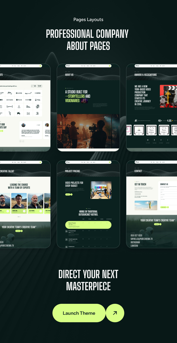 Bocky - Video Production WordPress Theme