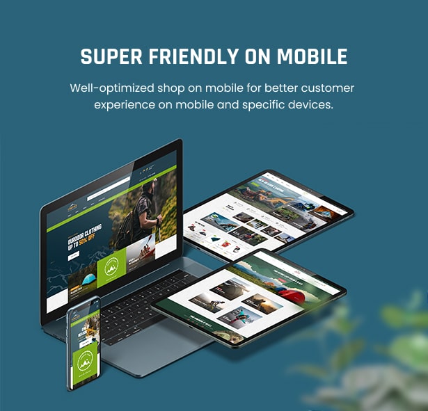 Mobile-friendly Outdoor WordPress theme