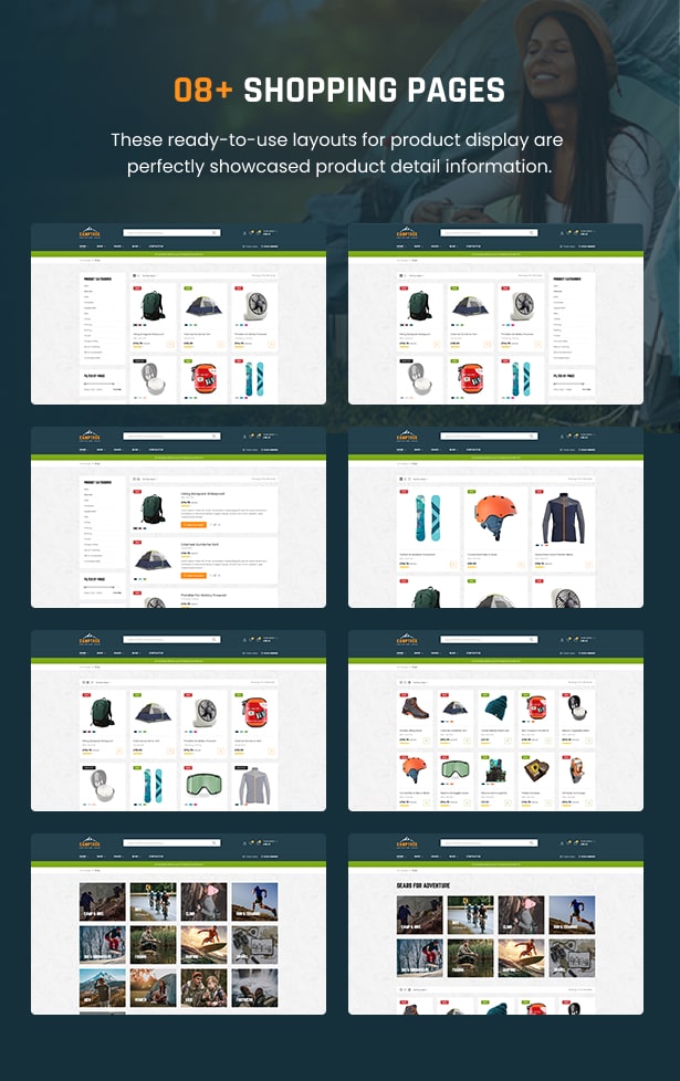 Outdoor Shop WordPress Theme