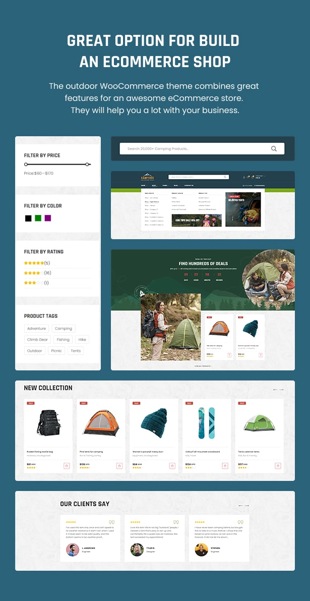 Outdoor WooCommerce Ecommerce Theme