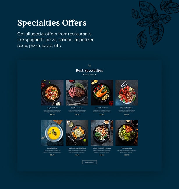 Delicioz – Restaurant WordPress Theme