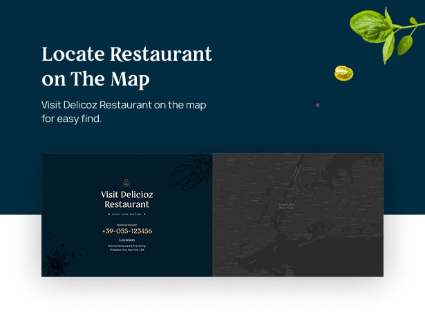 Delicioz – Restaurant WordPress Theme