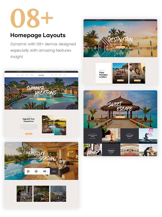 Resort & Hotel WordPress Theme | Erios