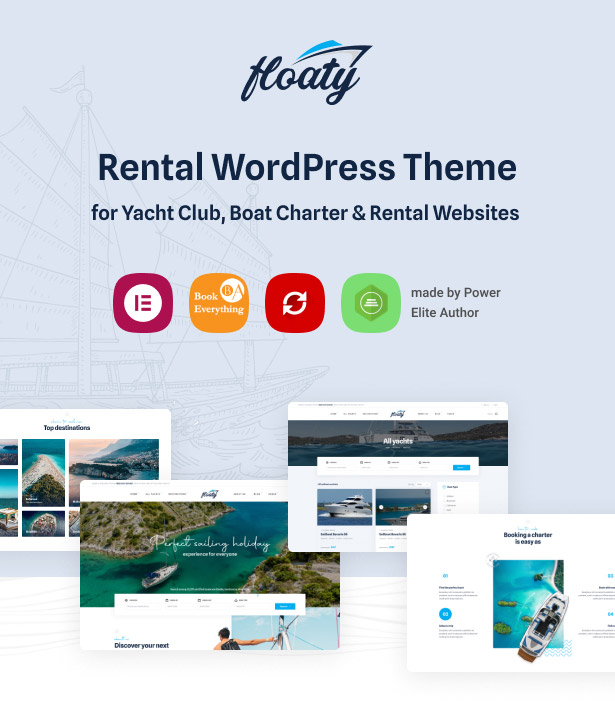 Floaty – Boat & Yacht Rental WordPress Theme