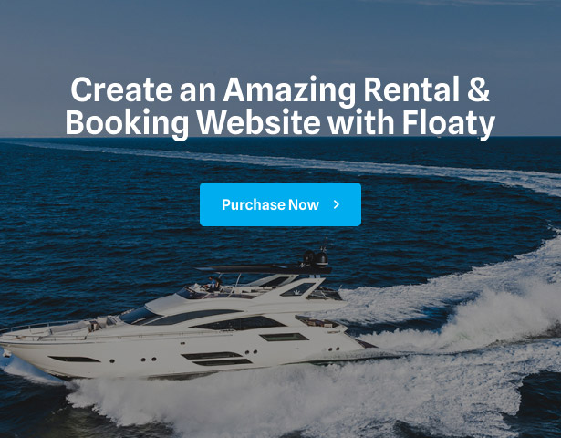 Floaty – Boat & Yacht Rental WordPress Theme