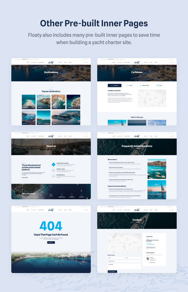 Floaty – Boat & Yacht Rental WordPress Theme