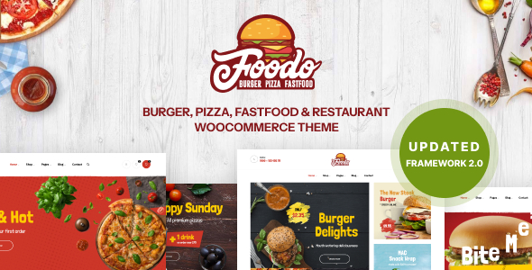 Foodo Food store Restaurant WordPress Theme