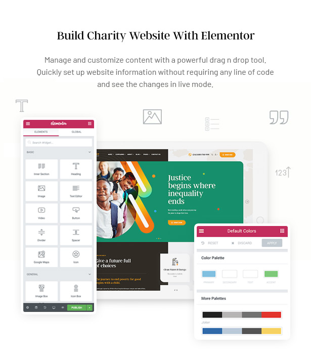 Gainlove Nonprofit WordPress Theme - Nonprofit Elementor Theme Builder