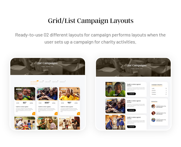 Gainlove – Nonprofit Charity WordPress Theme