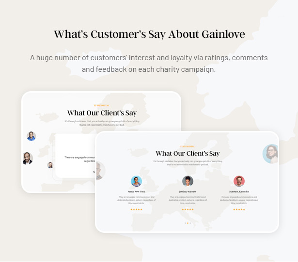 Gainlove Nonprofit WordPress Theme - Customer’s Review 