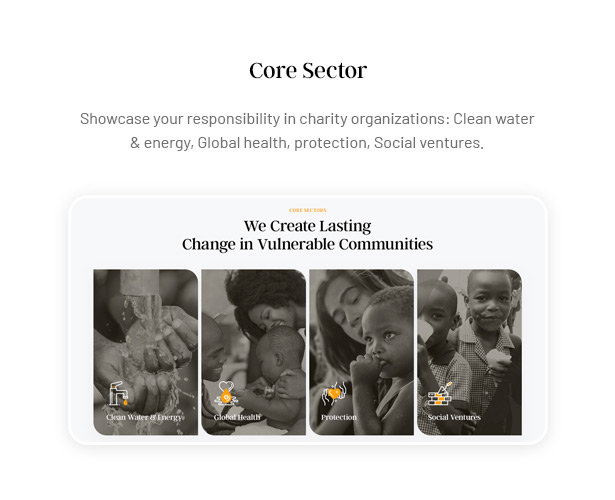 Gainlove Nonprofit WordPress Theme - Core Sector 