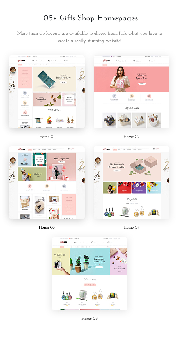 Gifymo – Gift shop WordPress Theme