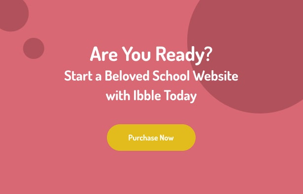 Ibble School - Best Education WordPress Themes Purchase