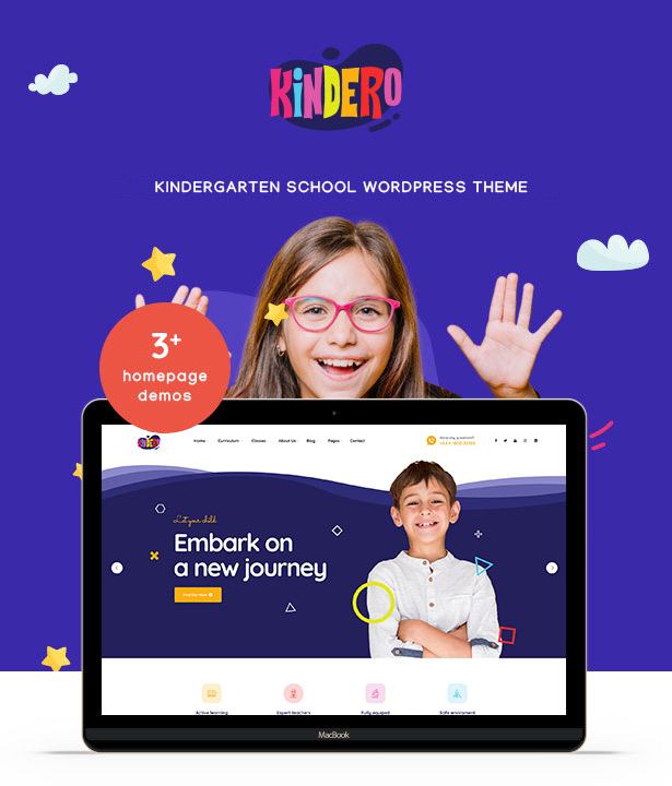 Kindero Education School WordPress Theme