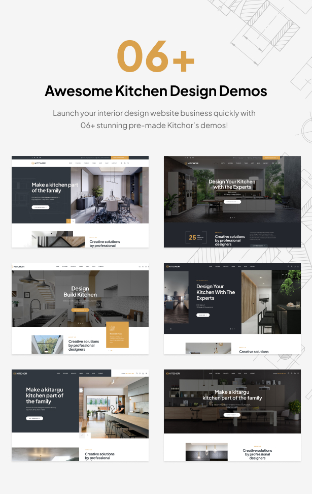 Kitchor Interior Design WordPress Theme