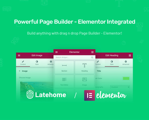 Latehome Real Estate WordPress Theme - Elementor Page Builder Included