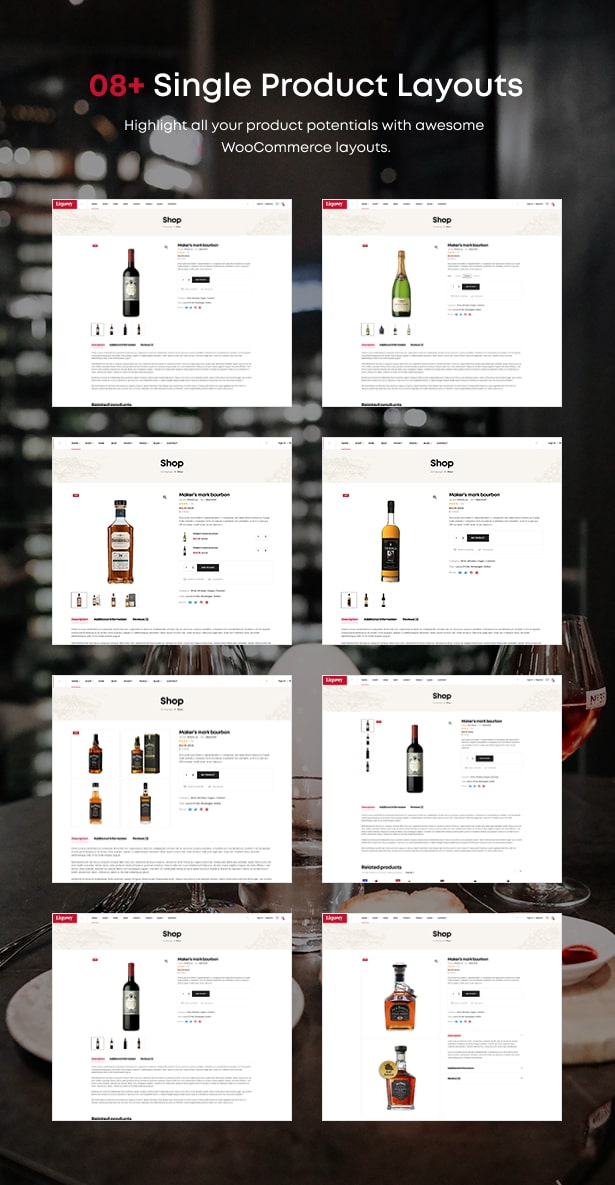 Liquory – Drinks Shop WooCommerce Theme