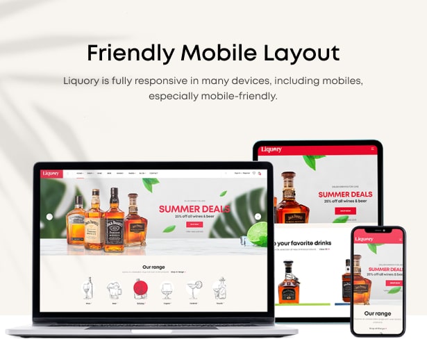 Liquory – Drinks Shop WooCommerce Theme