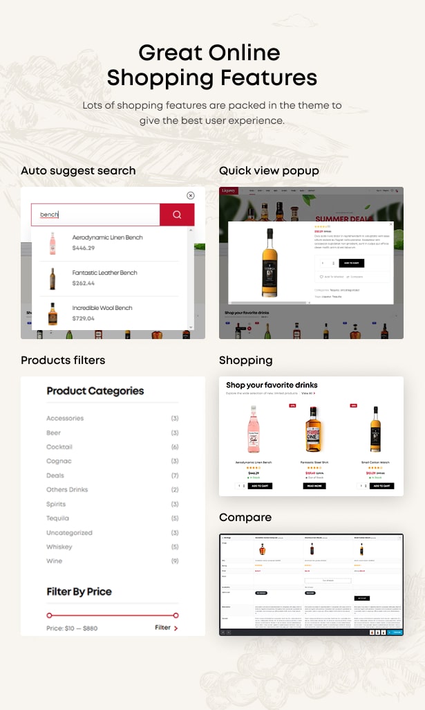 Liquory Drink Wine WordPress Theme WooCommerce