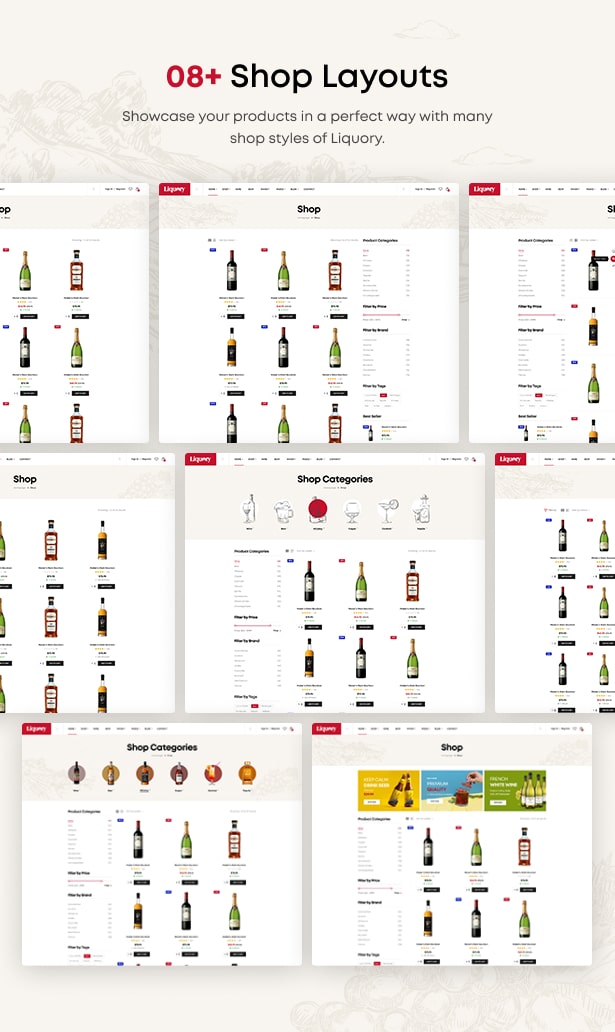 Liquory – Drinks Shop WooCommerce Theme