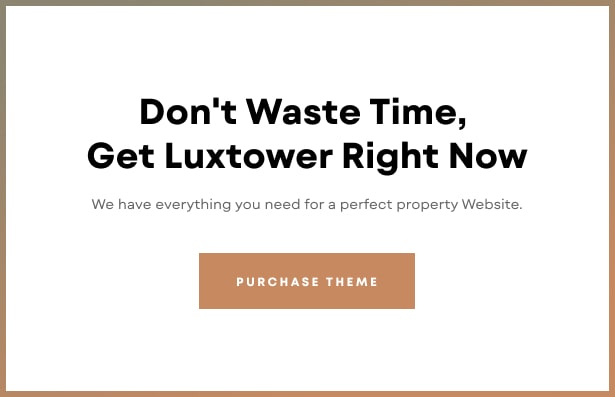 Luxtower single real estate wordpress theme