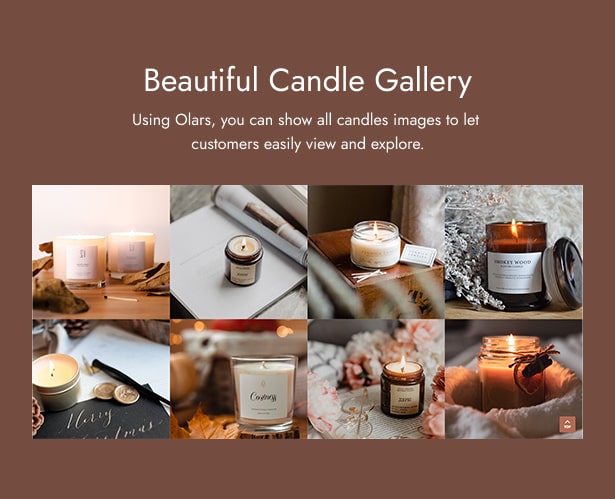 Candle Handmade Gallery WooCommerce