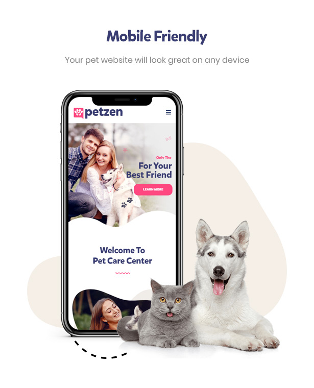 Petzen Pet care WordPress Theme Responsive