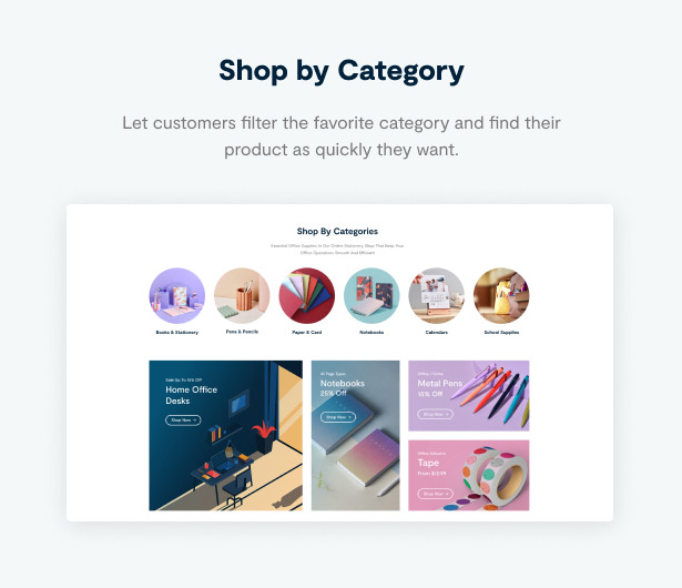 Stationery WordPress Theme Category