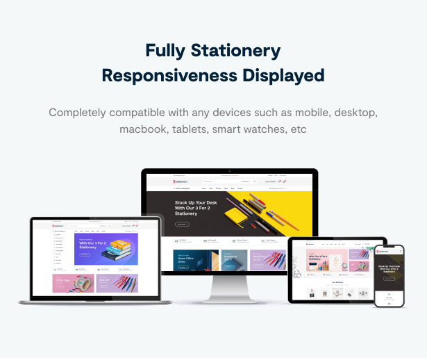 Stationery WordPress Theme Responsiveness