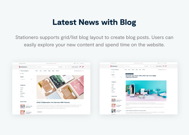 Briefpapier-WordPress-Theme-Blog