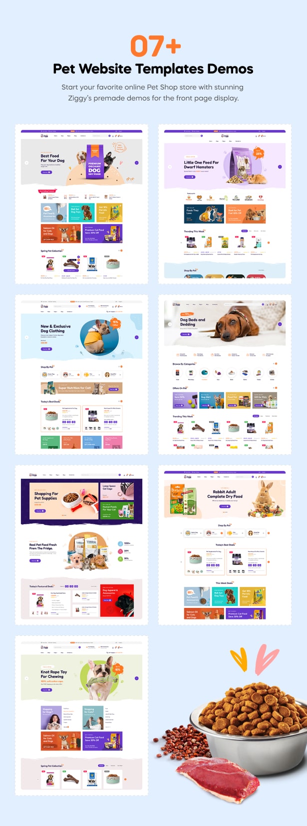 Ziggy Pet Shop WordPress Theme